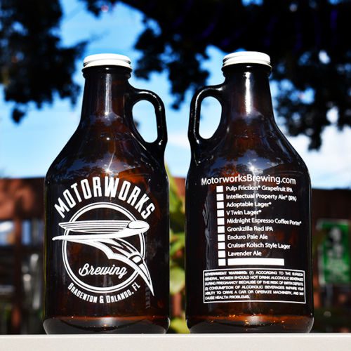 64 Oz Standard Glass Growler