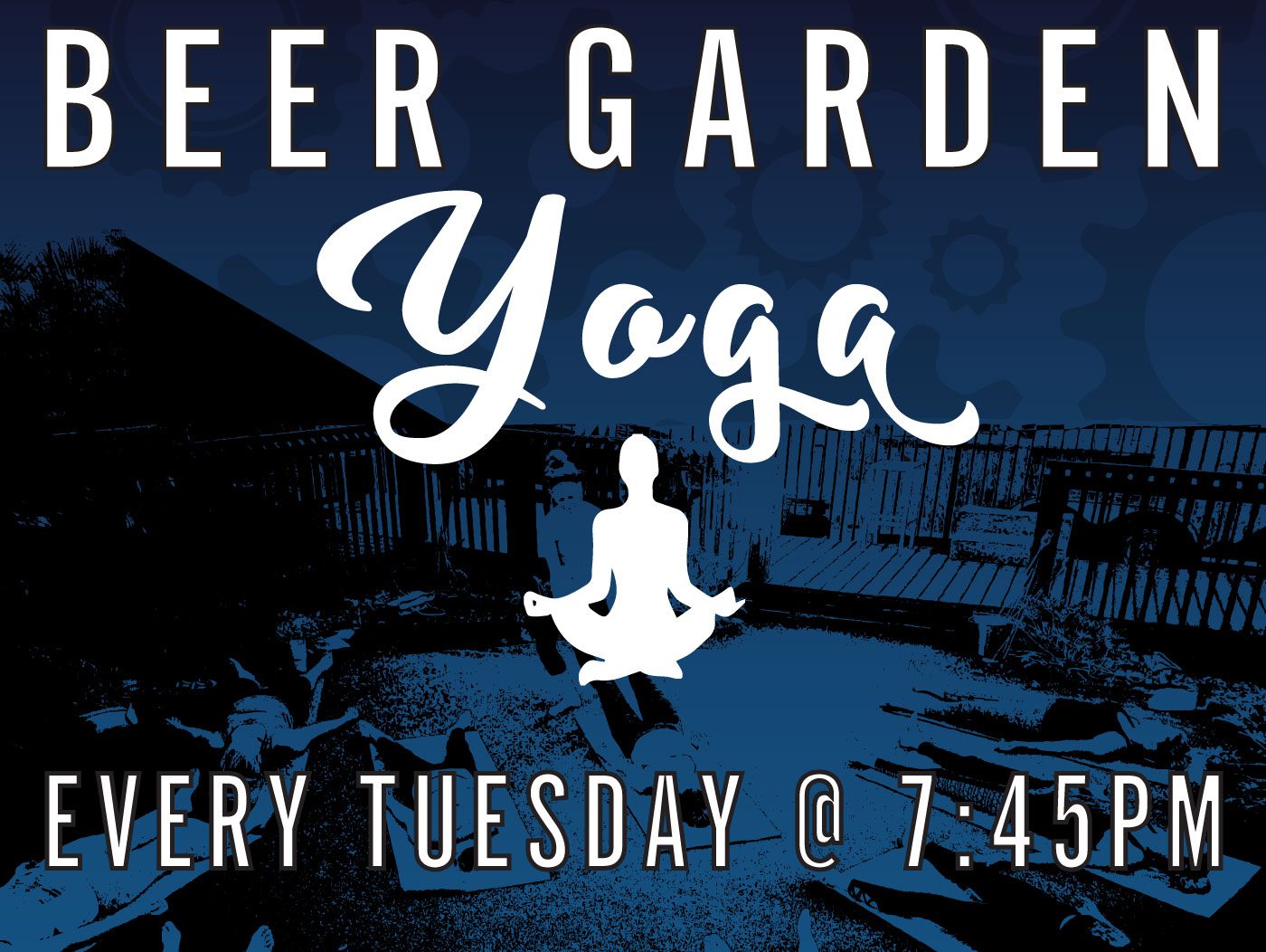 Motorworks Brewing presents Beer Garden Yoga every Tuesday @ 7:45 pm EST
