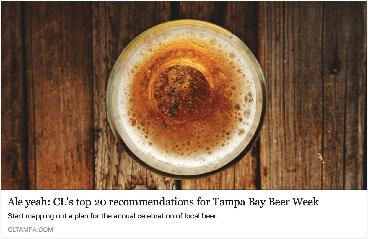 tampa bay beer week, craft beer, bradenton, tampa, tampa bay, drink local, local beer, florida beer