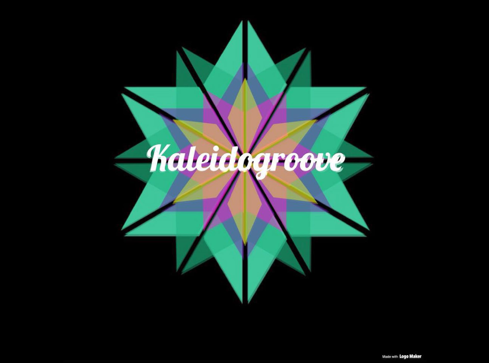 Motorworks Brewing presents Kaleidogroove Logo with psychedelic background