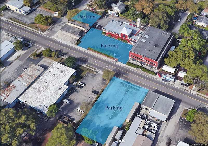 Motorworks Brewing Parking Areas