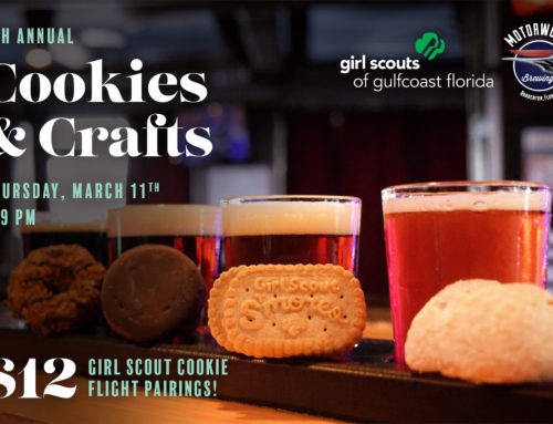 Girl Scout Cookies pair with Craft Beer at Motorworks’ 5th Annual Cookies & Crafts Celebration