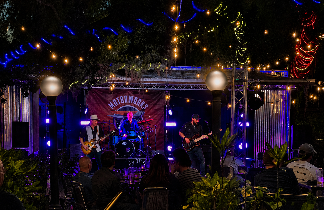 Band On Stage At Motorworks Brewing Band On Stage At Motorworks Brewing