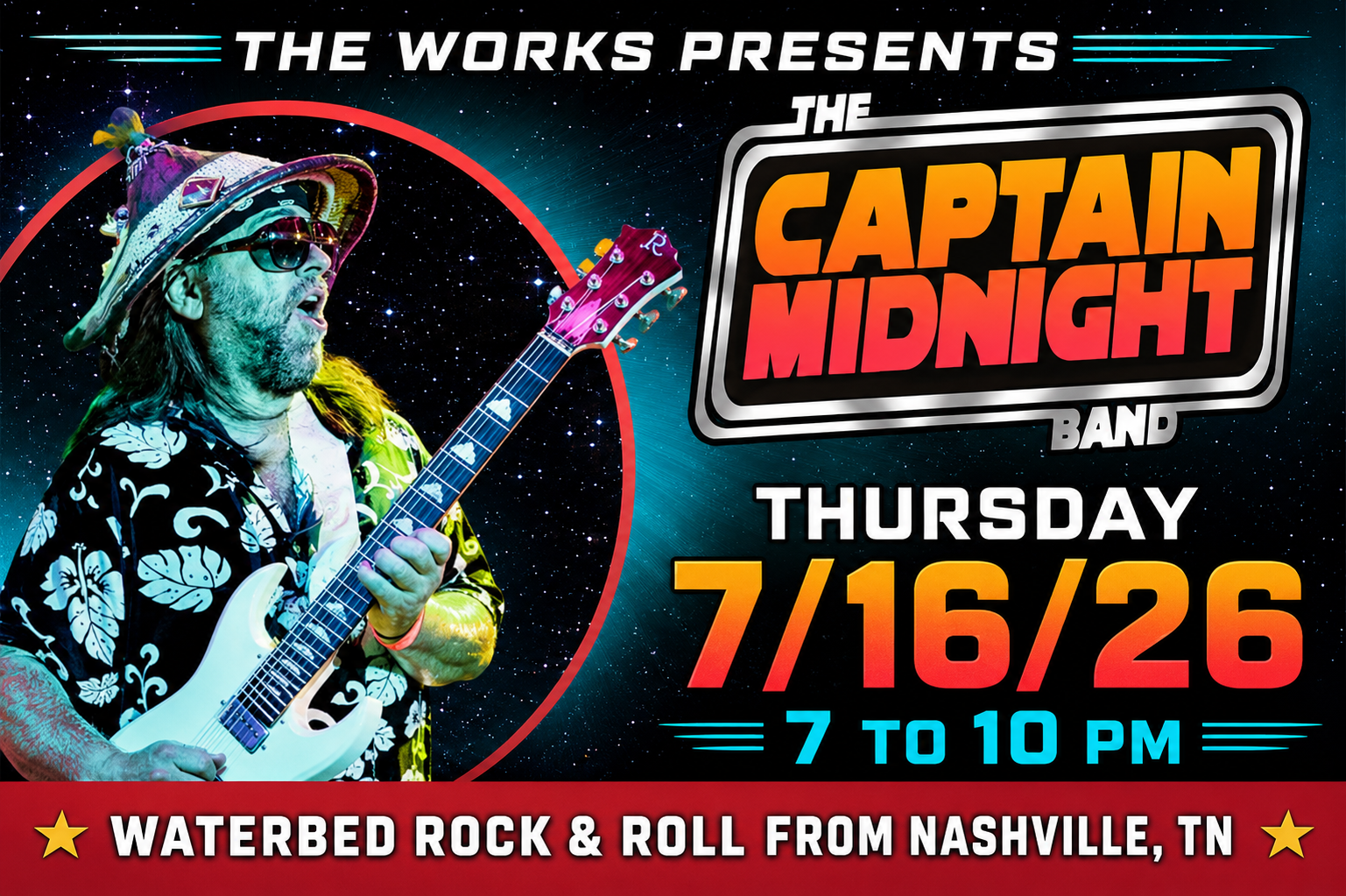 Captain Midnight Band 7-16-26 at Motorworks Brewing