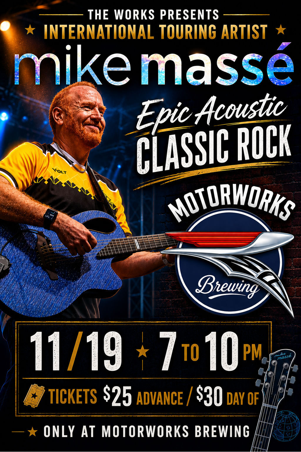 Mike Massee In Concert at Motorworks