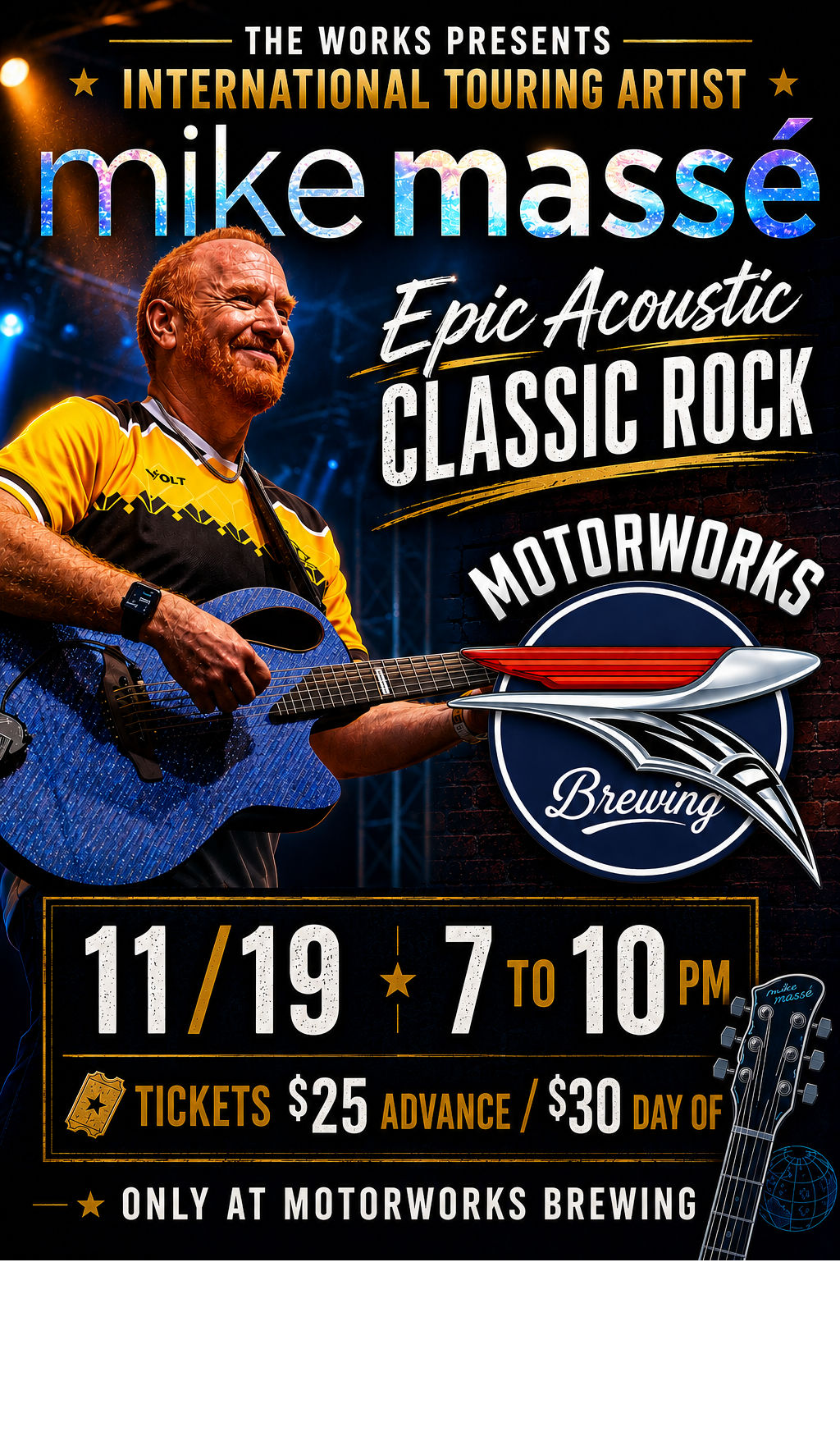Mike Massee In Concert at Motorworks