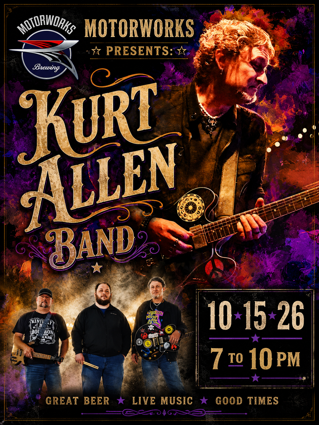 Motorworks Brewing Presents The Kurt Allen Band