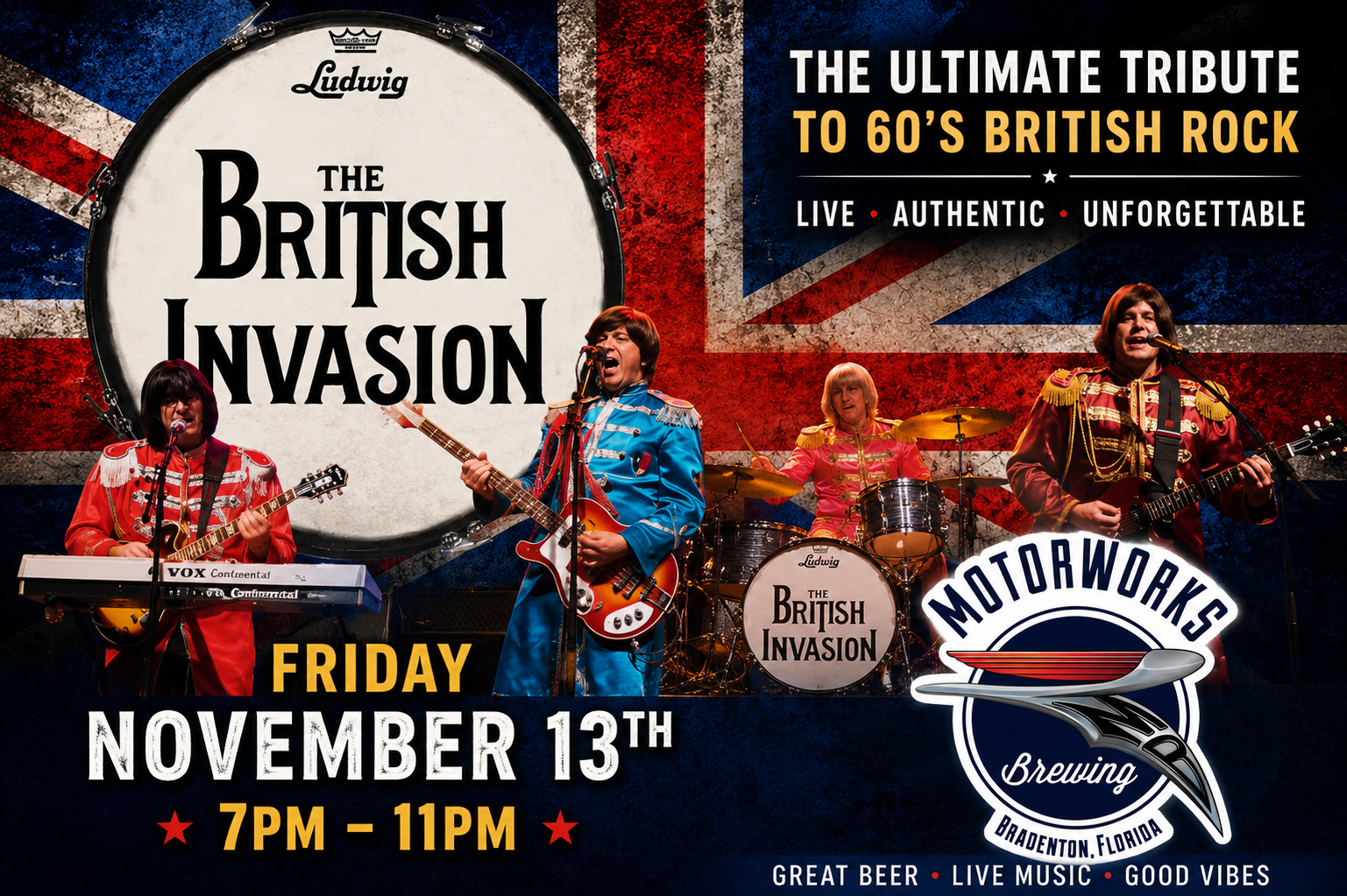 The British Invasion Nov13 at Motorworks Brewing